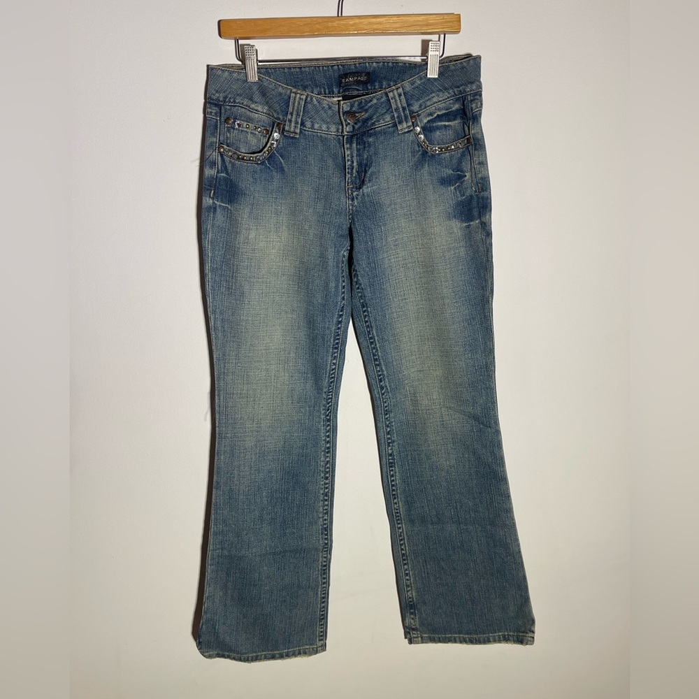 Rampage classic vintage 1990’s—Early 2000’s Light Blue Flare Jeans-Never worn-